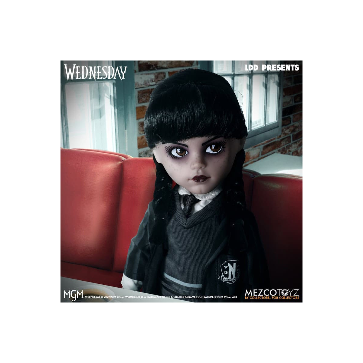 Mezco Living Dead Dolls - Wednesday Addams Nevermore Academy Uniform - Wednesday
