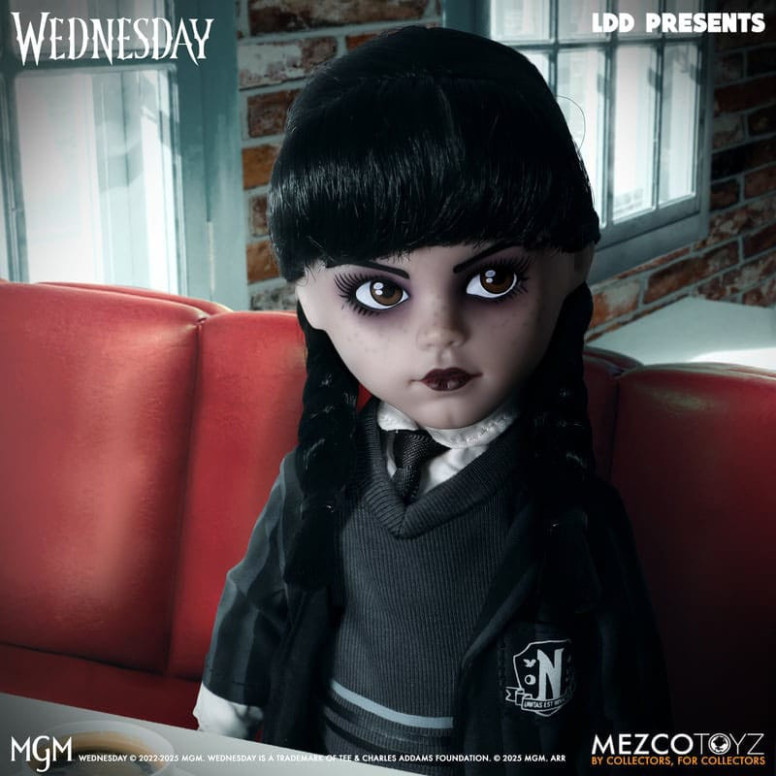 Mezco Living Dead Dolls - Wednesday Addams Nevermore Academy Uniform - Wednesday