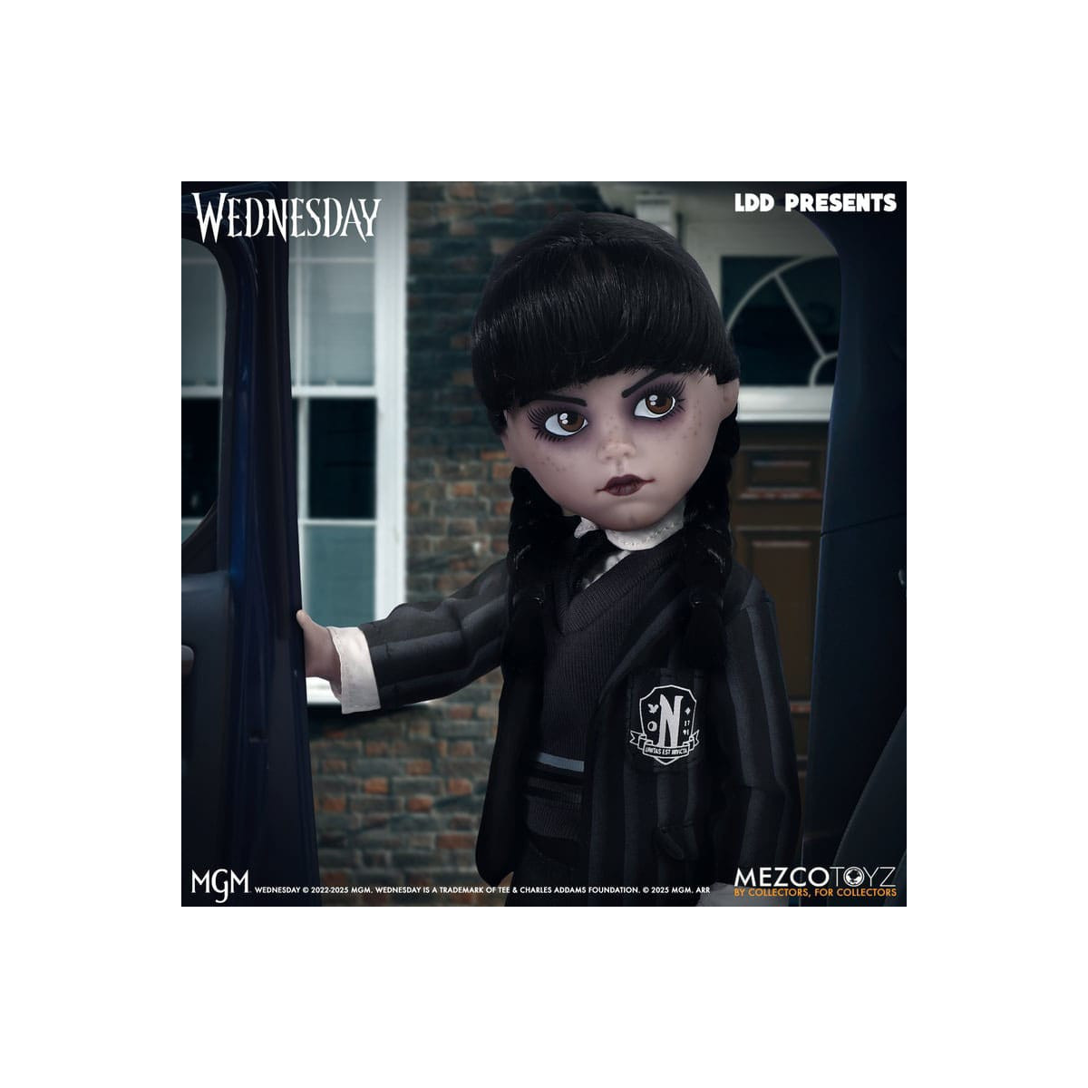 Mezco Living Dead Dolls - Wednesday Addams Nevermore Academy Uniform - Wednesday