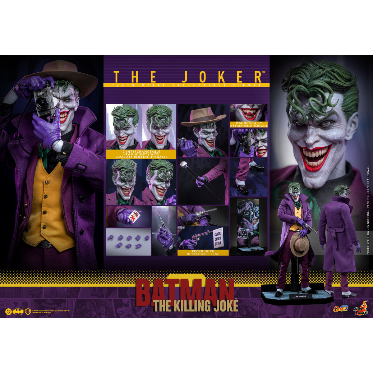 Hot Toys DC Comics - THE JOKER (The Killing Joke) Comic Masterpiece 1/6 - Batman