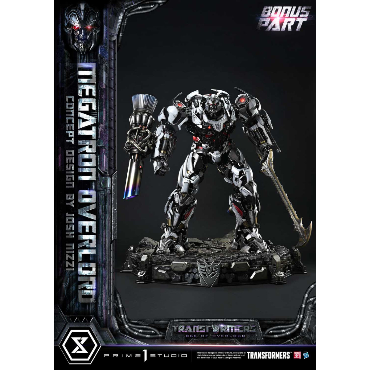 Prime 1 Studio - Megatron Overlord Bonus Version - Transformers Age of Overlord