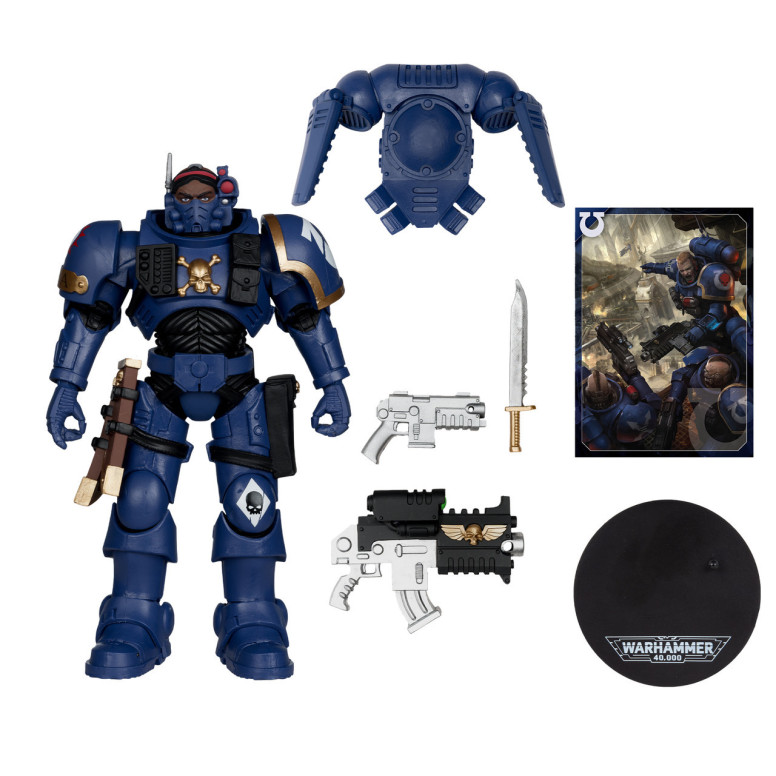 Mc Farlane - Ultramarines Lieutenant in Phobos Armor - Warhammer 40K