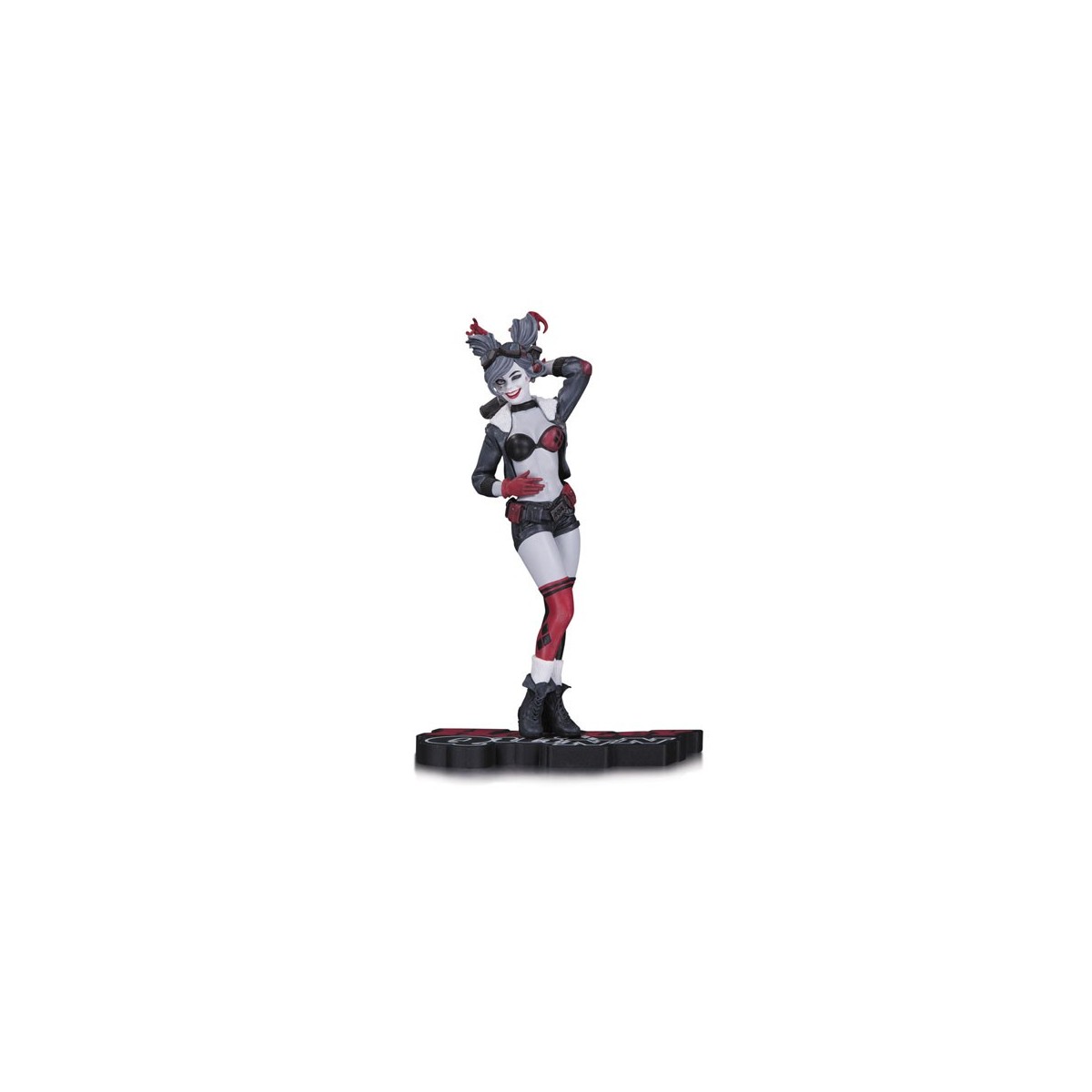 DC Direct  Red, White & Black statue Harley Quinn