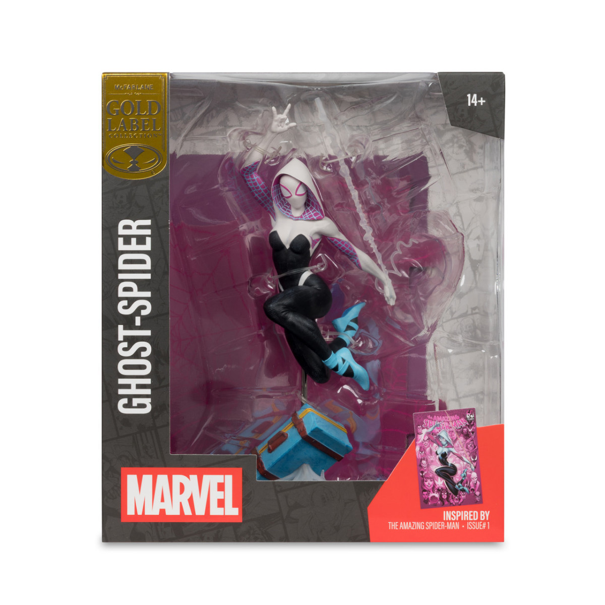 Mc Farlane - Marvel Ghost-Spider (The Amazing Spider-Man 1) statuette 1/10 Gold Label