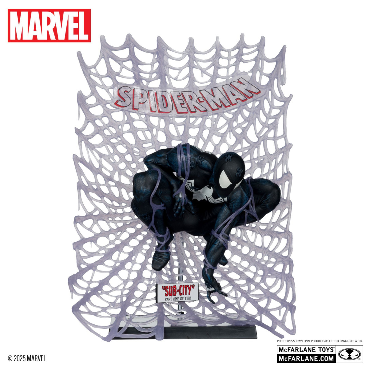 Mc Farlane - Marvel Spider-Man - Spider-Man 1 CHASE 1/6 Platinum Edition