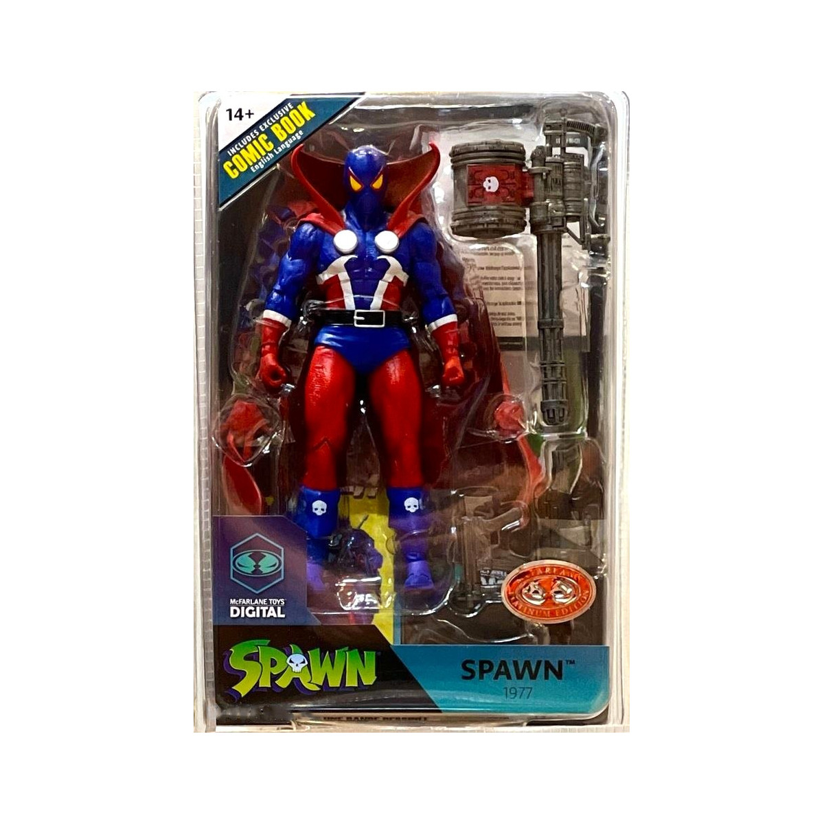 McFarlane Toys Digital - Spawn 1977 - Red Platinum Edition