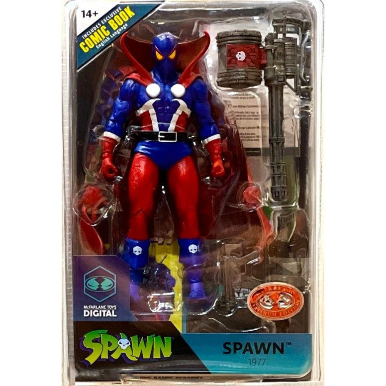 McFarlane Toys Digital - Spawn 1977 - Red Platinum Edition