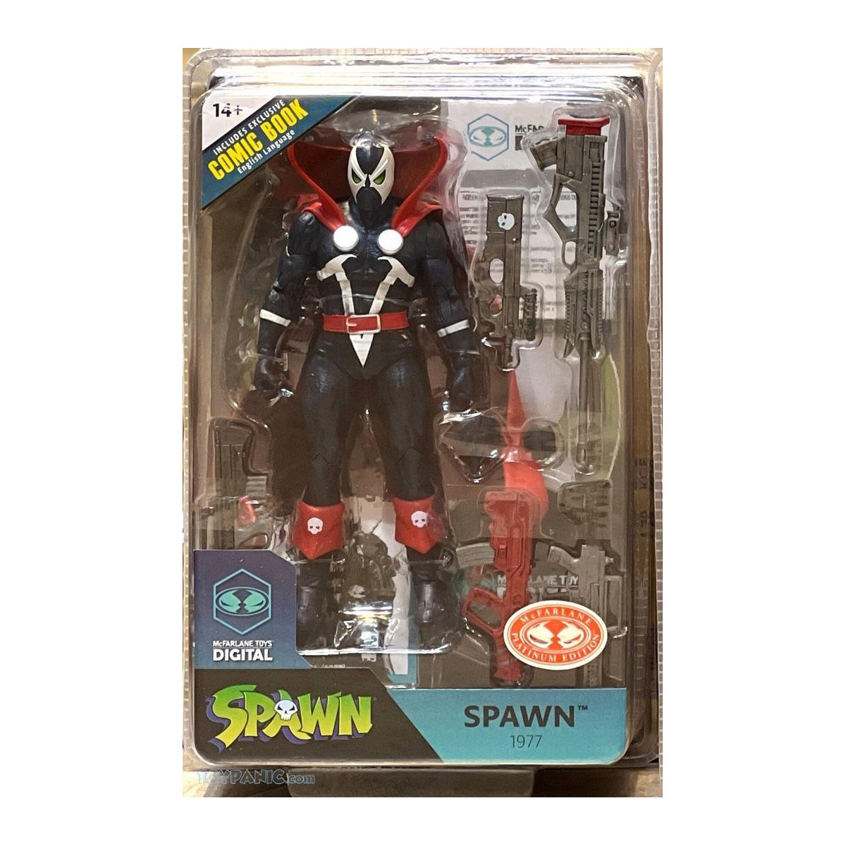 McFarlane Toys Digital - Spawn 1977 Variant - Red Platinum Edition