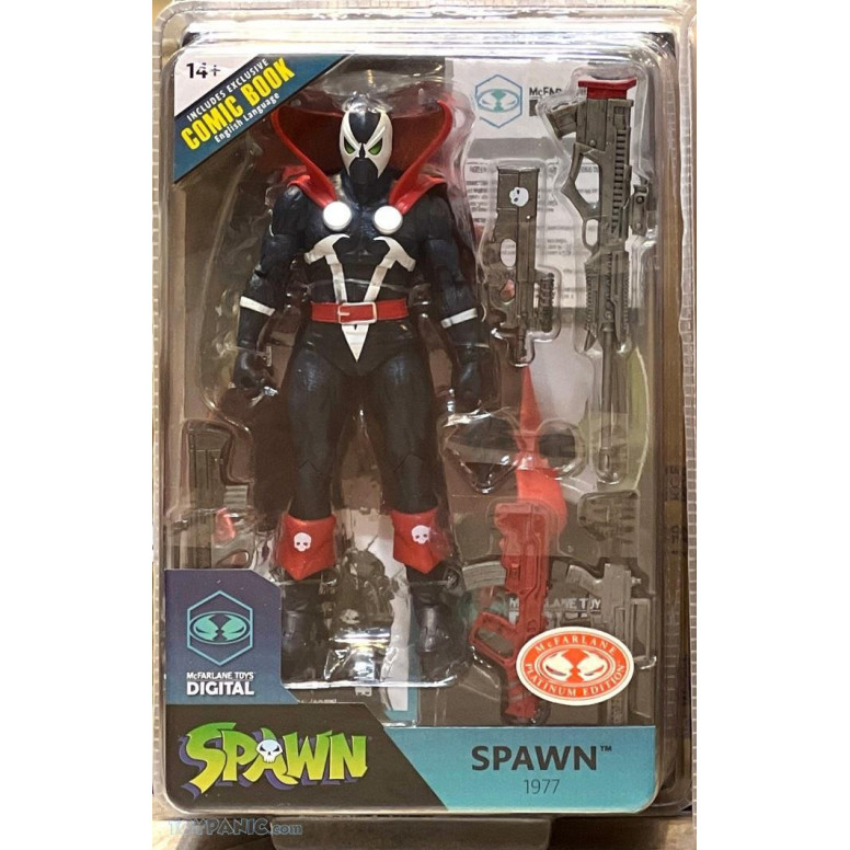 McFarlane Toys Digital - Spawn 1977 Variant - Red Platinum Edition