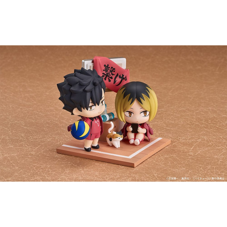 GoodSmile - Qset Tetsuro Kuroo & Kenma Kozume - Pack 2 figures HAIKYUU ! TO THE TOP