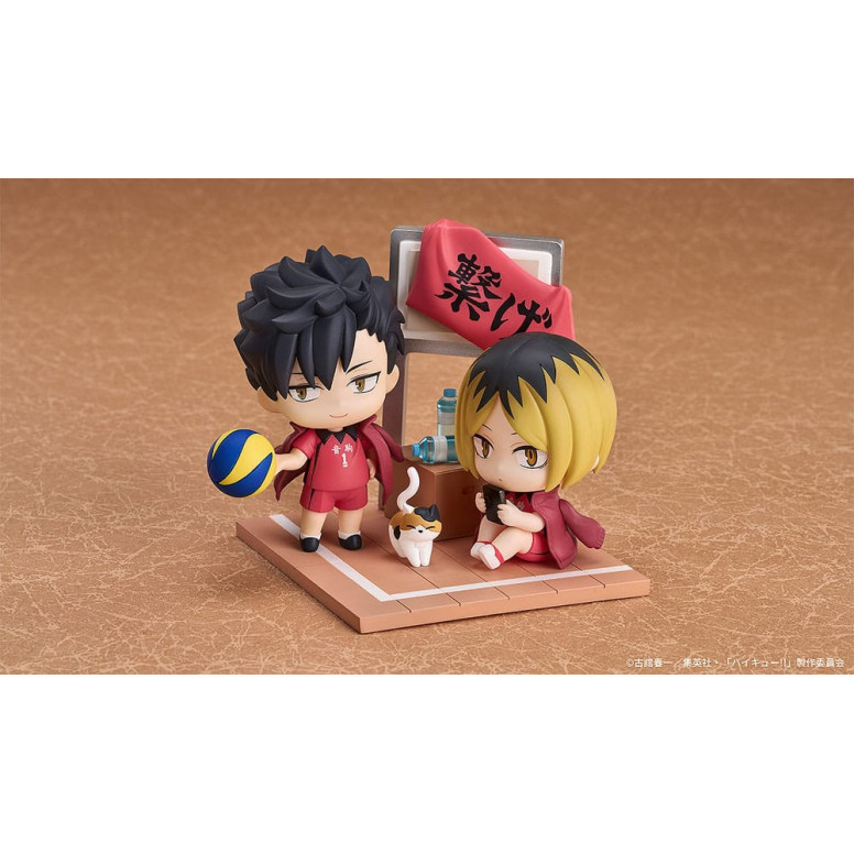 GoodSmile - Qset Tetsuro Kuroo & Kenma Kozume - Pack 2 figures HAIKYUU ! TO THE TOP