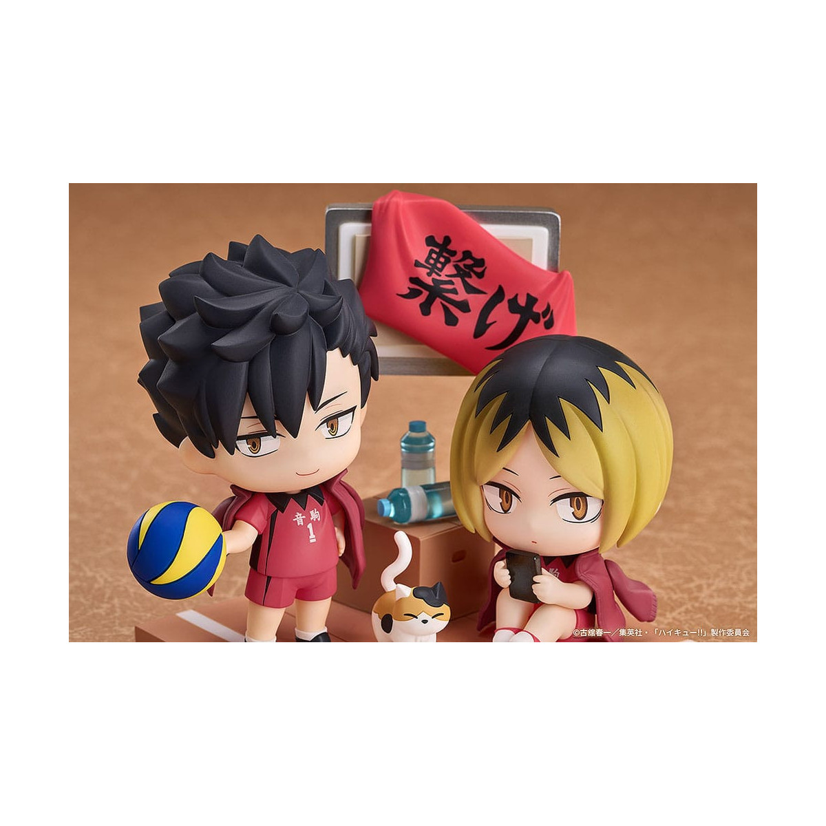 GoodSmile - Qset Tetsuro Kuroo & Kenma Kozume - Pack 2 figures HAIKYUU ! TO THE TOP