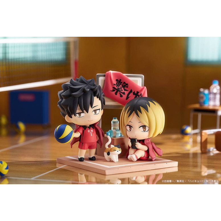 GoodSmile - Qset Tetsuro Kuroo & Kenma Kozume - Pack 2 figures HAIKYUU ! TO THE TOP