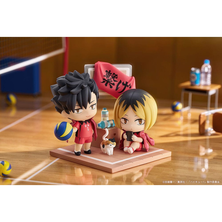 GoodSmile - Qset Tetsuro Kuroo & Kenma Kozume - Pack 2 figures HAIKYUU ! TO THE TOP