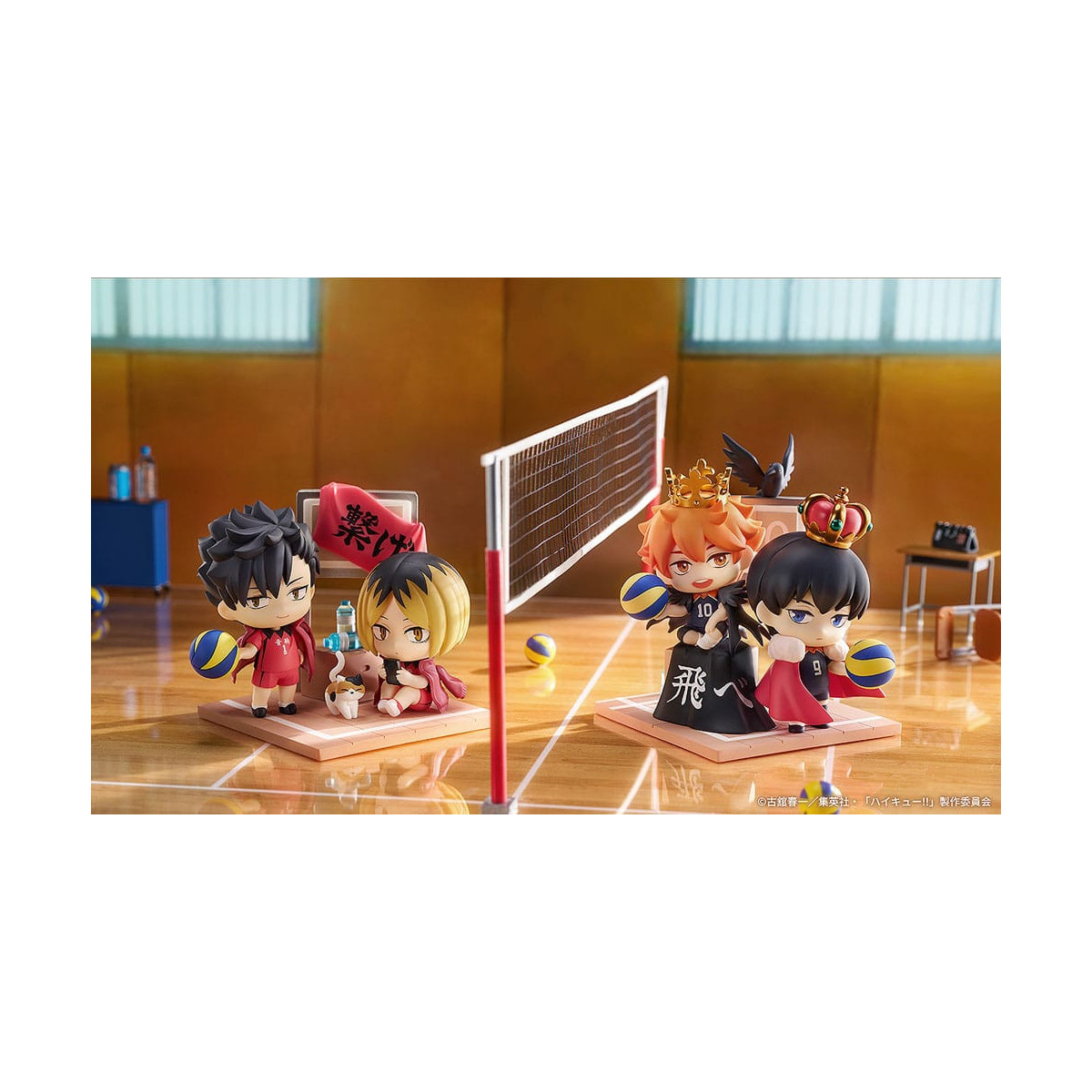 GoodSmile - Qset Tetsuro Kuroo & Kenma Kozume - Pack 2 figures HAIKYUU ! TO THE TOP