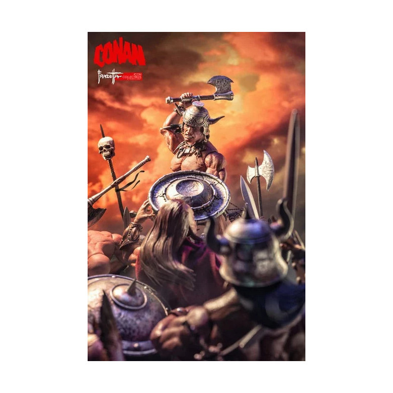 Icon Collectibles Frank Frazetta - CONAN 1/12