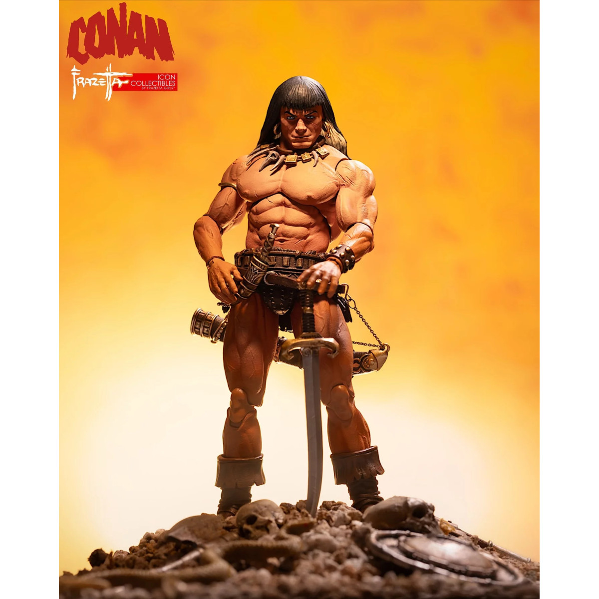 Icon Collectibles Frank Frazetta - CONAN 1/12