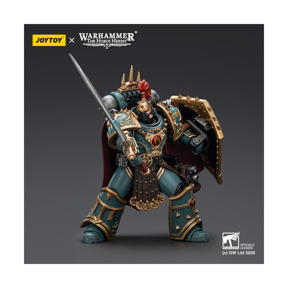 JoyToy Space Marines - Sons of Horus - Little Horus Aximand Captain of the 5th Company 1/18 - The Horus Heresy