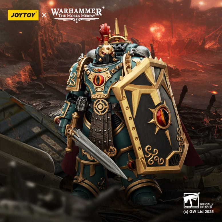 JoyToy Space Marines - Sons of Horus - Little Horus Aximand Captain of the 5th Company 1/18 - The Horus Heresy
