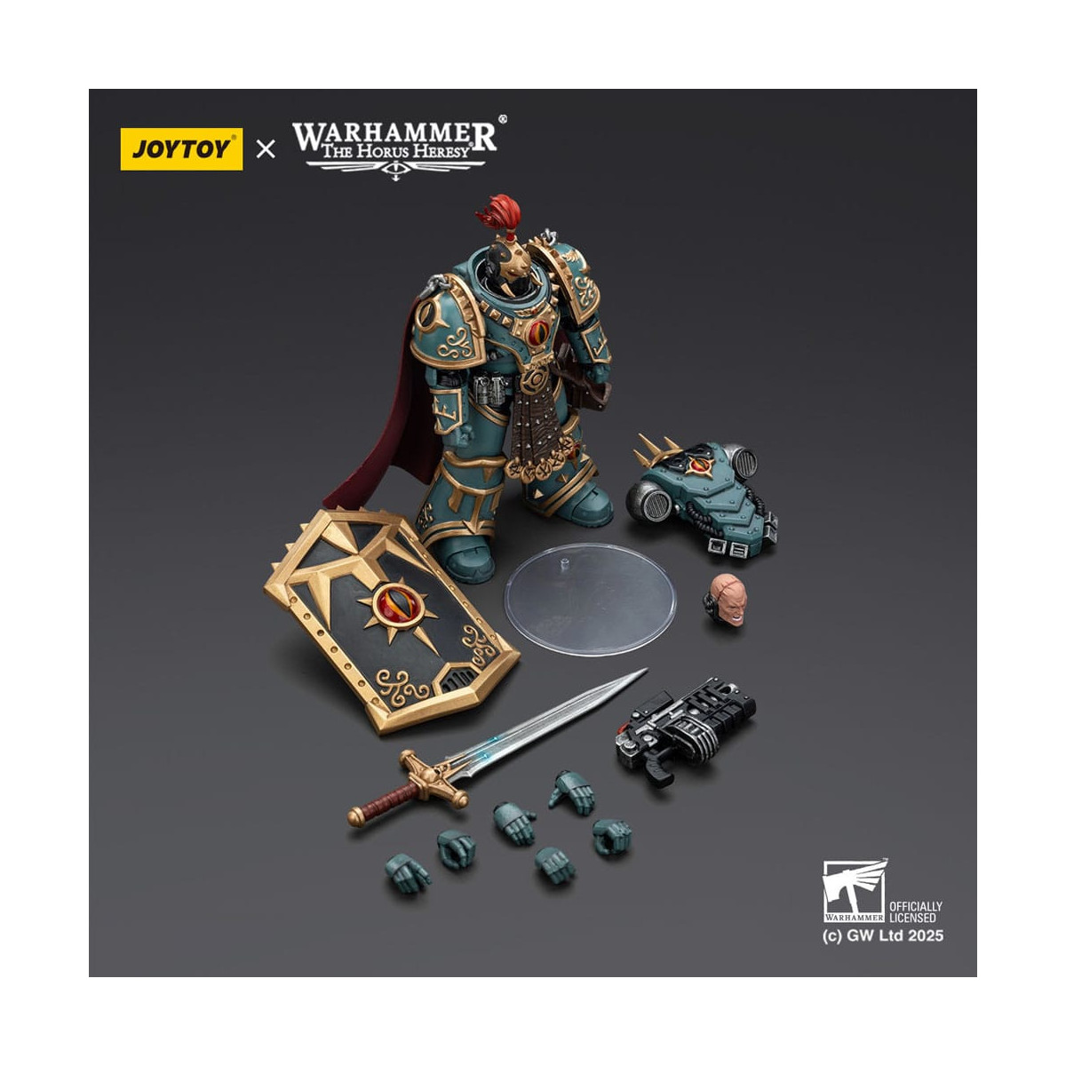 JoyToy Space Marines - Sons of Horus - Little Horus Aximand Captain of the 5th Company 1/18 - The Horus Heresy