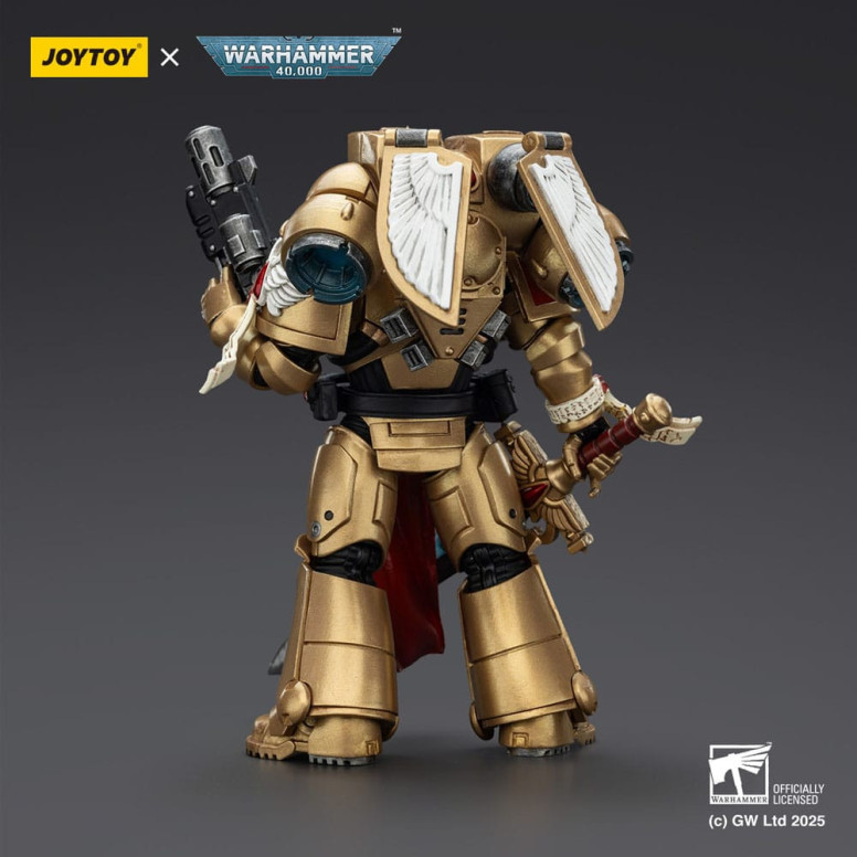 JoyToy Space Marines - Blood Angels - Combat Patrol Blood Angels Sanguinary Guard 1 with Inferno Pistol and Encarmine Blade 1/18