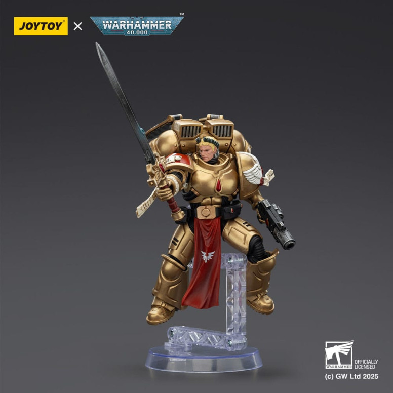 JoyToy Space Marines - Blood Angels - Combat Patrol Blood Angels Sanguinary Guard 1 with Inferno Pistol and Encarmine Blade 1/18