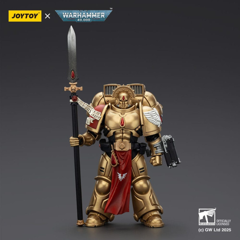 JoyToy Space Marines - Blood Angels - Combat Patrol Blood Angels Sanguinary Guard 2 with Angelus Boltgun and Encarmine Spear