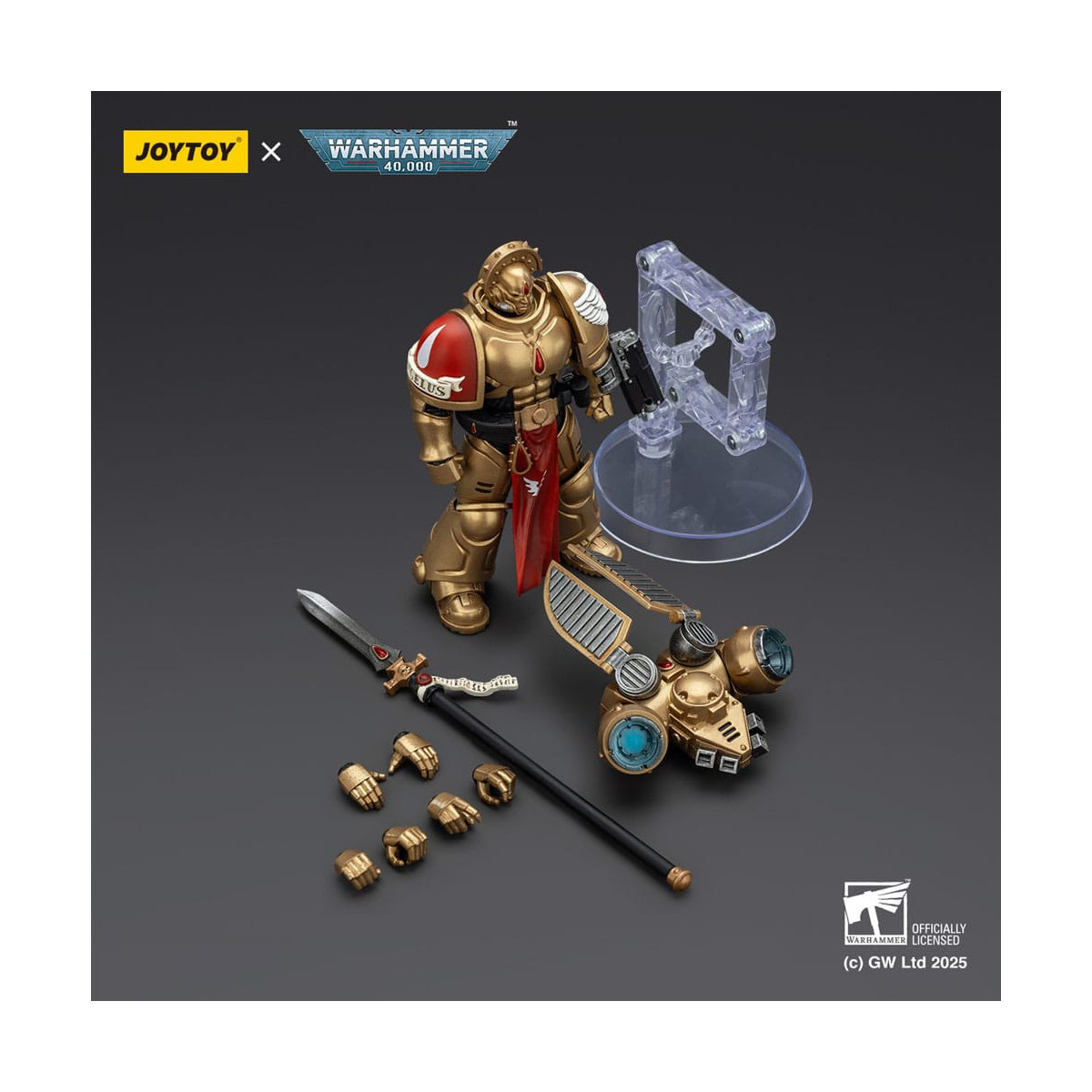 JoyToy Space Marines - Blood Angels - Combat Patrol Blood Angels Sanguinary Guard 2 with Angelus Boltgun and Encarmine Spear