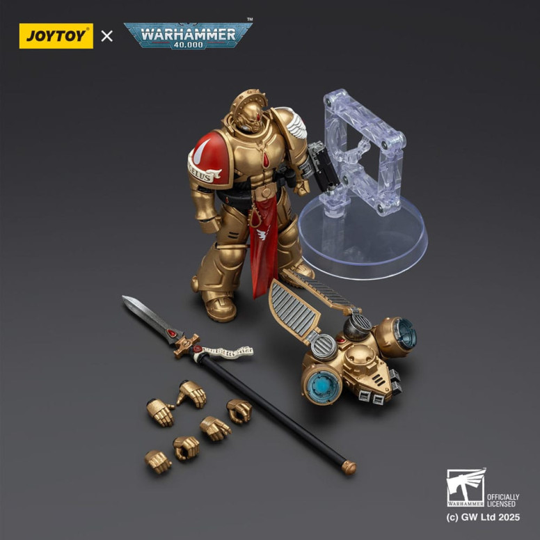 JoyToy Space Marines - Blood Angels - Combat Patrol Blood Angels Sanguinary Guard 2 with Angelus Boltgun and Encarmine Spear