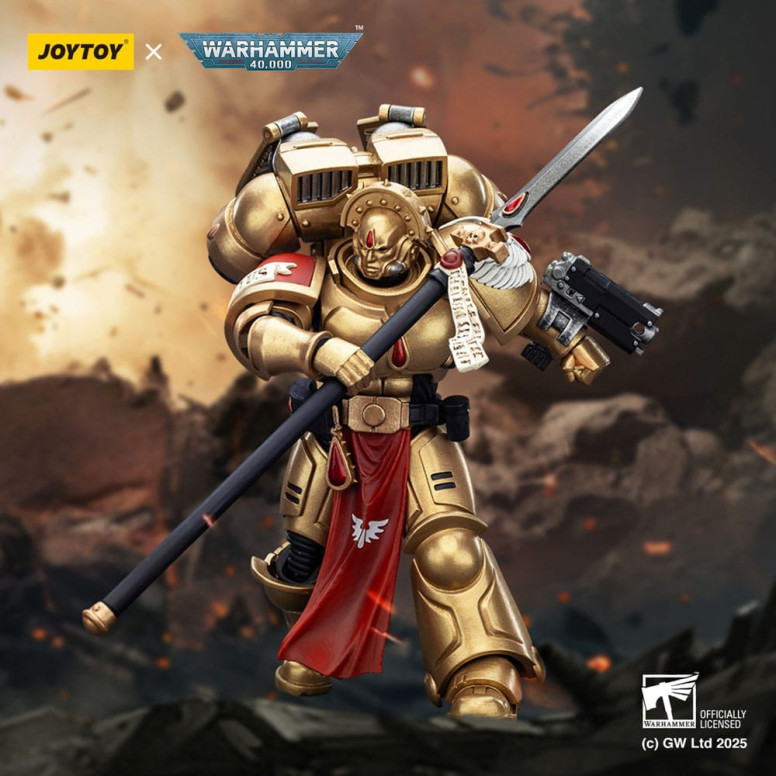 JoyToy Space Marines - Blood Angels - Combat Patrol Blood Angels Sanguinary Guard 2 with Angelus Boltgun and Encarmine Spear
