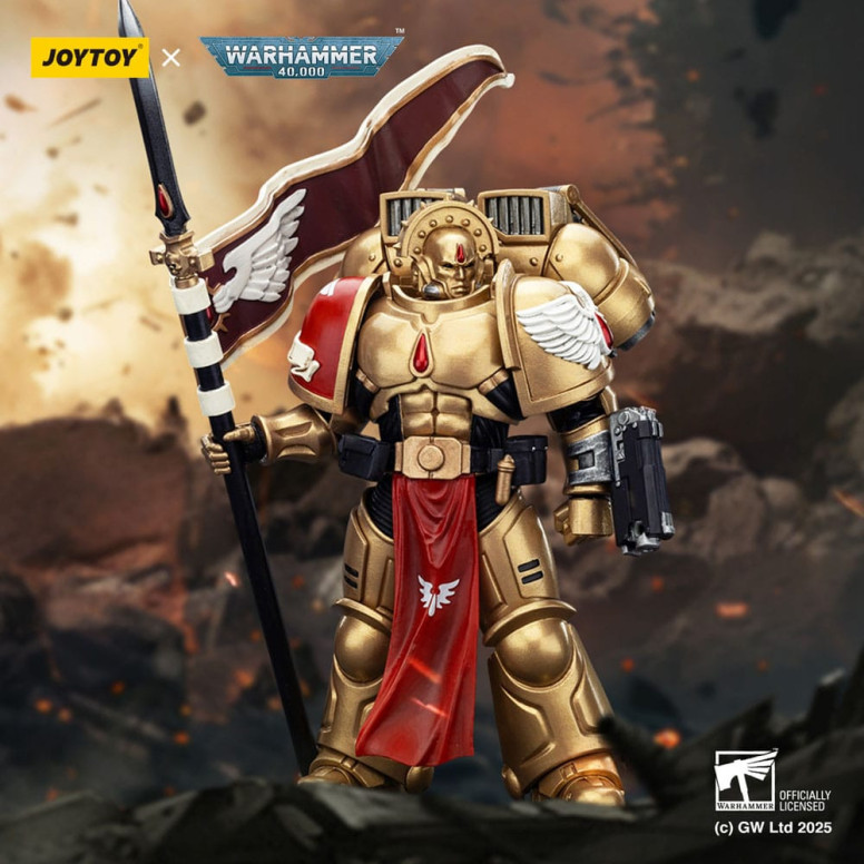 JoyToy Space Marines - Blood Angels - Combat Patrol Blood Angels Sanguinary Guard 3 with Angelus Boltgun and Encarmine