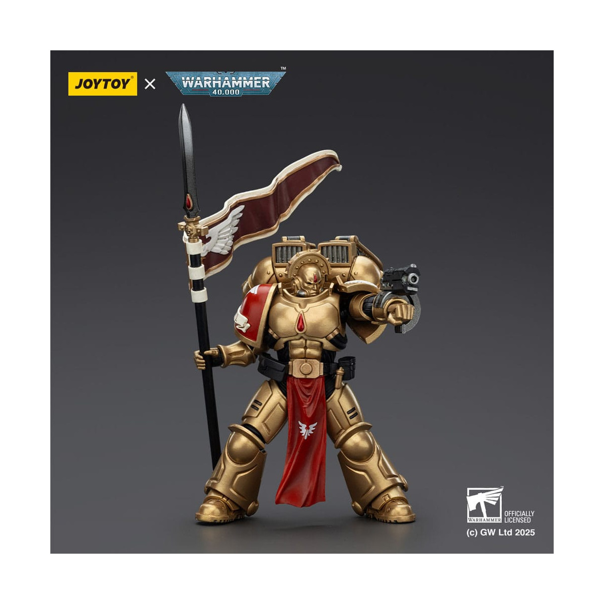 JoyToy Space Marines - Blood Angels - Combat Patrol Blood Angels Sanguinary Guard 3 with Angelus Boltgun and Encarmine