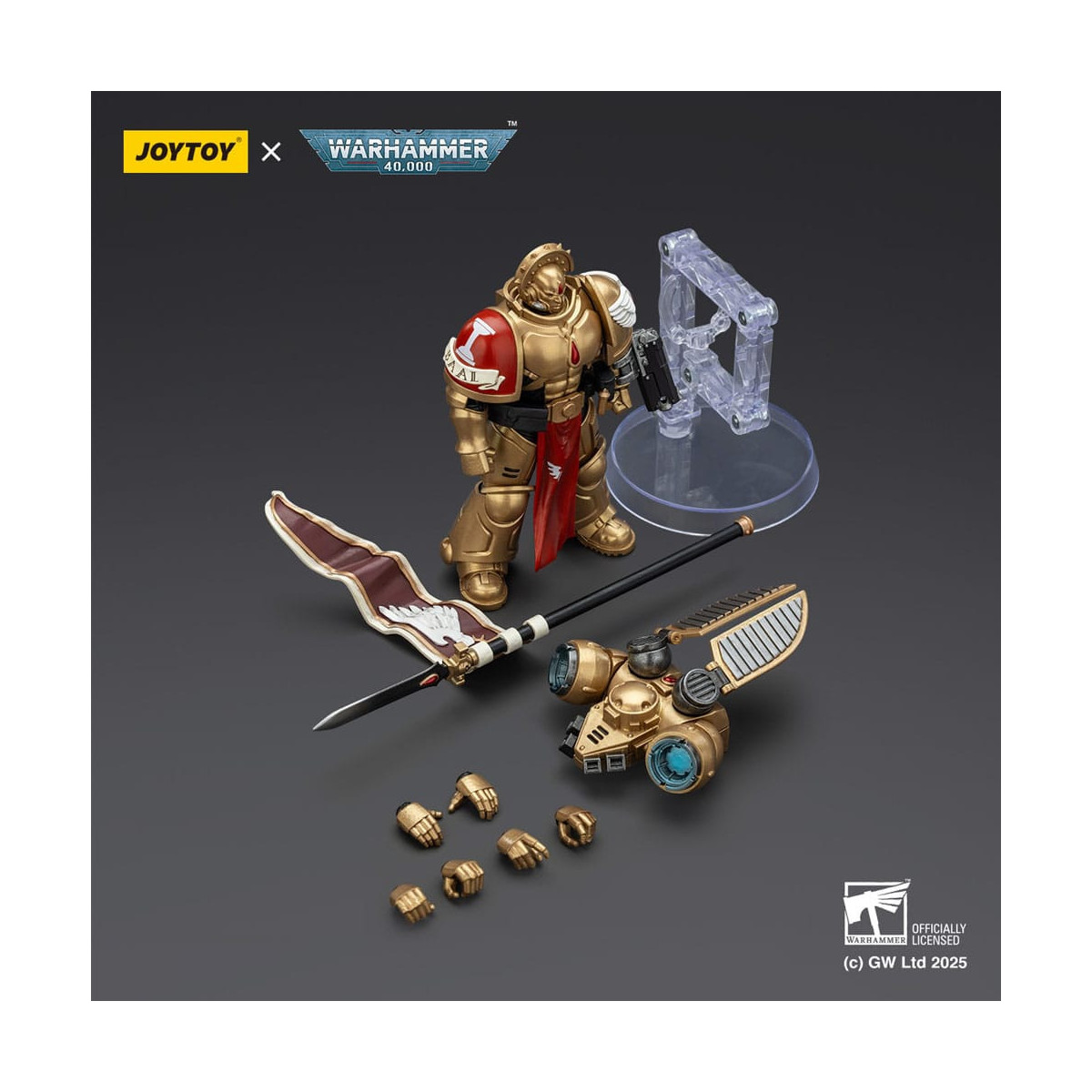 JoyToy Space Marines - Blood Angels - Combat Patrol Blood Angels Sanguinary Guard 3 with Angelus Boltgun and Encarmine
