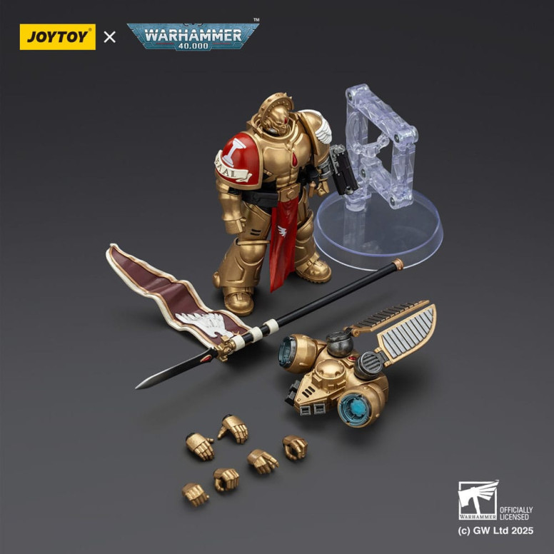JoyToy Space Marines - Blood Angels - Combat Patrol Blood Angels Sanguinary Guard 3 with Angelus Boltgun and Encarmine