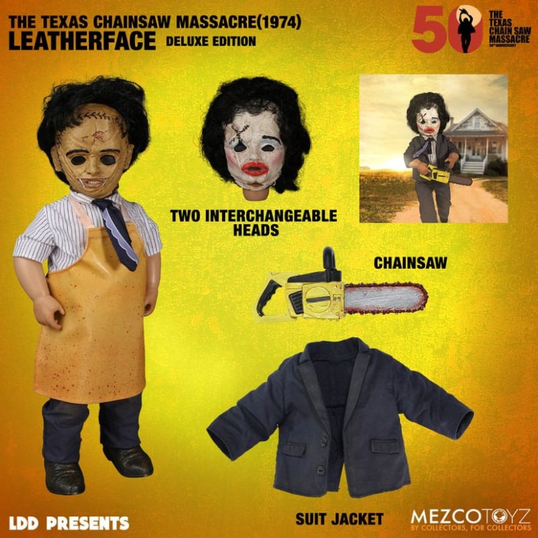 Mezco Living Dead Dolls Chainsaw Massacre - Leatherface Deluxe Edition - The Texas Chainsaw Massacre (1974)