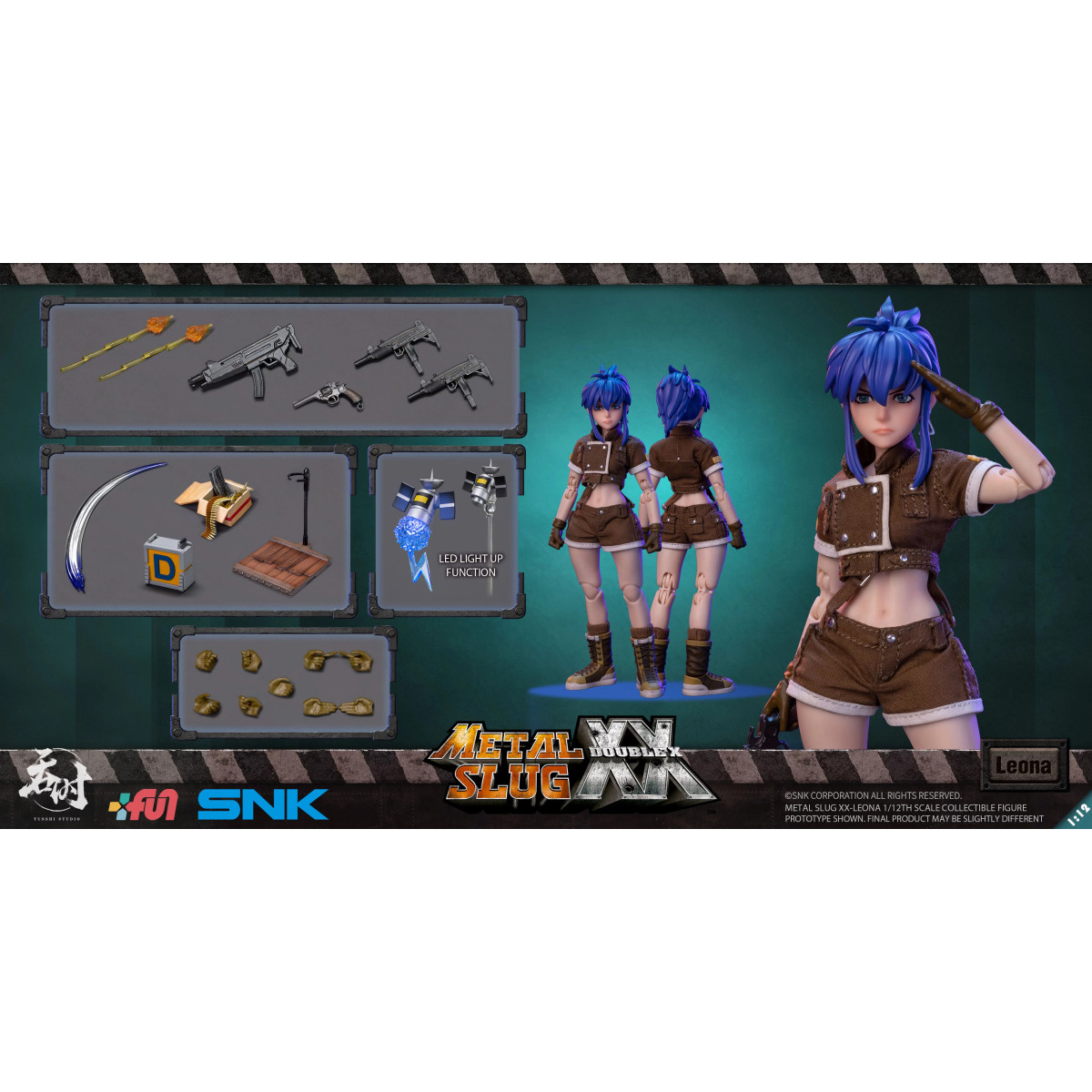 Tunshi Studio - Metal Slug XX - Leona Heidern 1/12 - Ikari Warriors