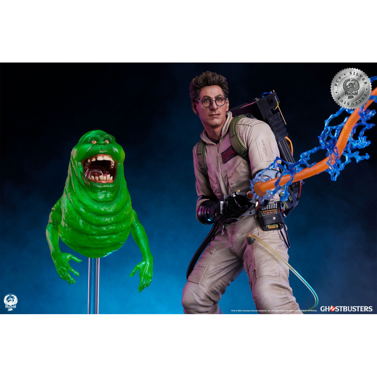 Premium Collectibles Studio PCS - Egon Spengler Silver Exclusive 1/4 - Ghostbusters - Ghostbusters