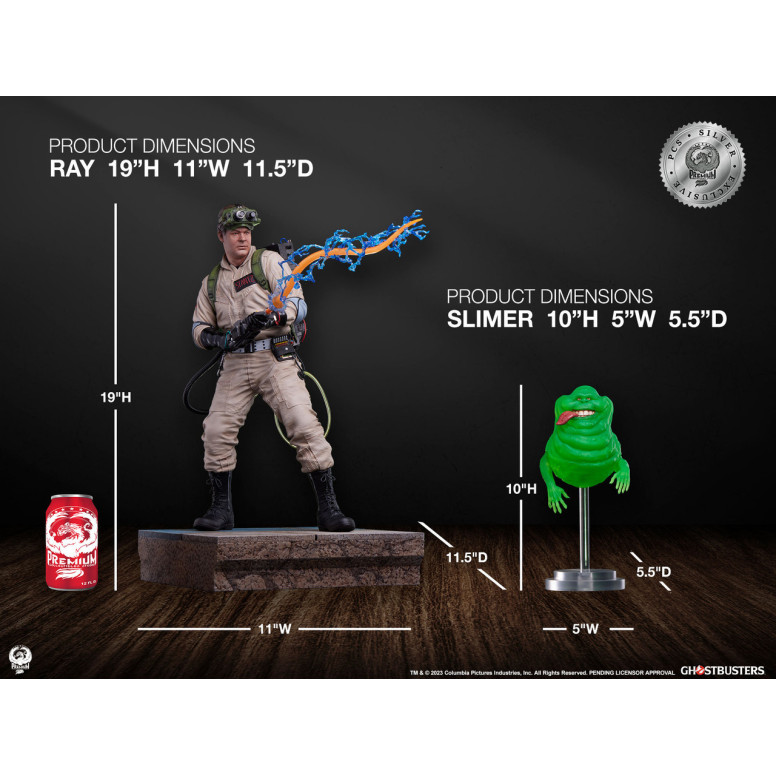 Premium Collectibles Studio PCS - Ray Stantz Silver Exclusive 1/4 - Ghostbusters - Ghostbusters
