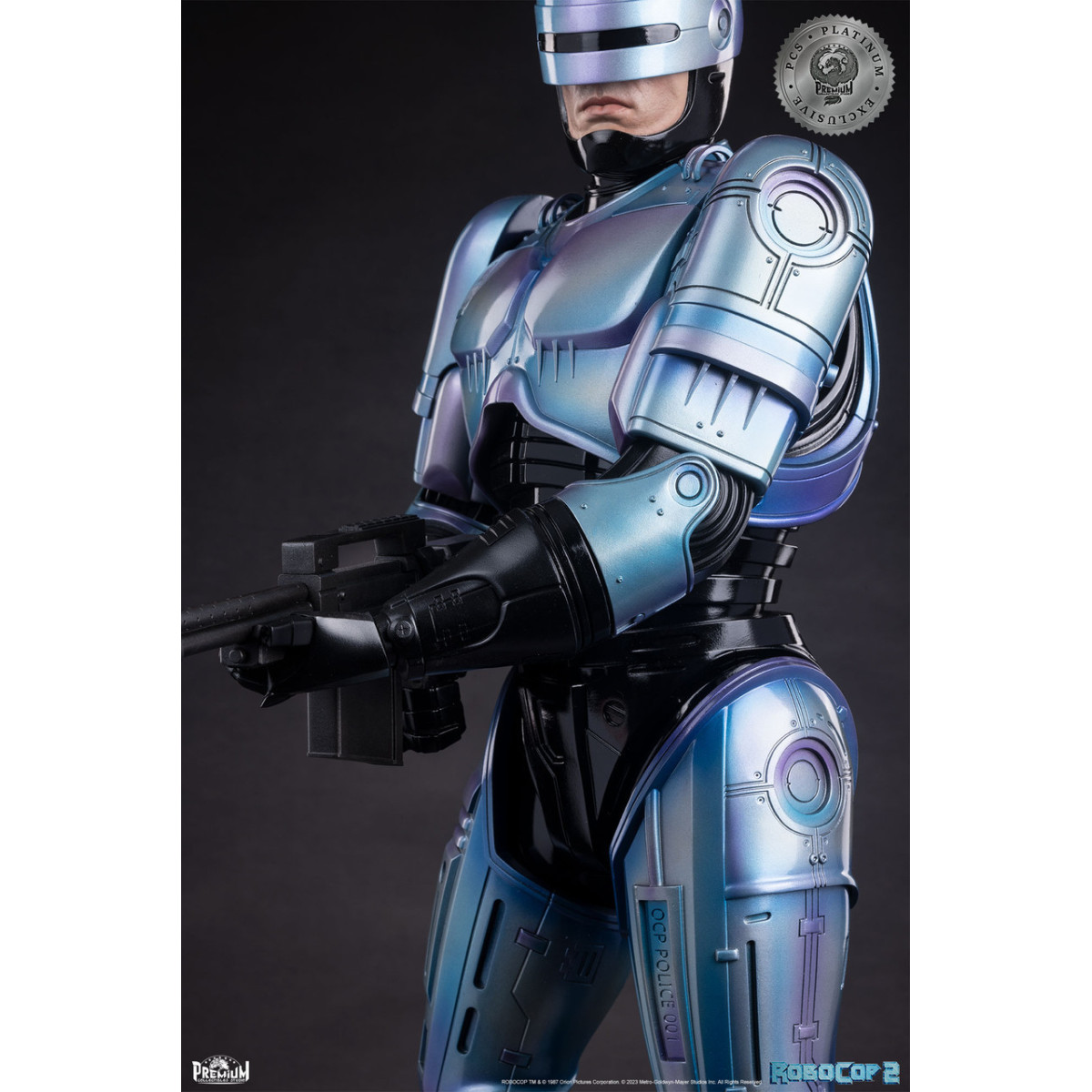 Premium Collectibles Studio PCS ROBOCOP 2 Platinum Exclusive Statue 1/3