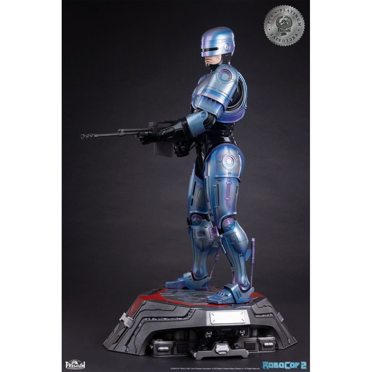 Premium Collectibles Studio PCS ROBOCOP 2 Platinum Exclusive Statue 1/3