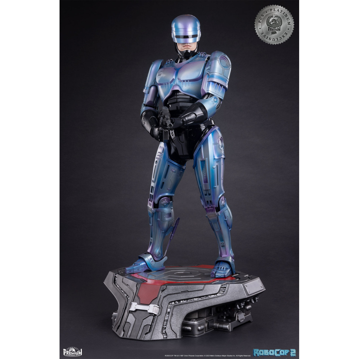 Premium Collectibles Studio PCS ROBOCOP 2 Platinum Exclusive Statue 1/3