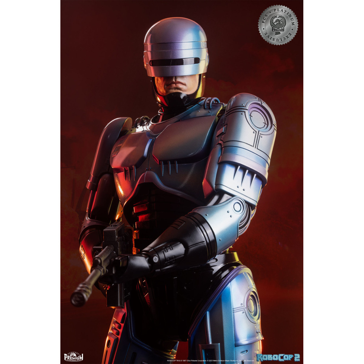 Premium Collectibles Studio PCS ROBOCOP 2 Platinum Exclusive Statue 1/3