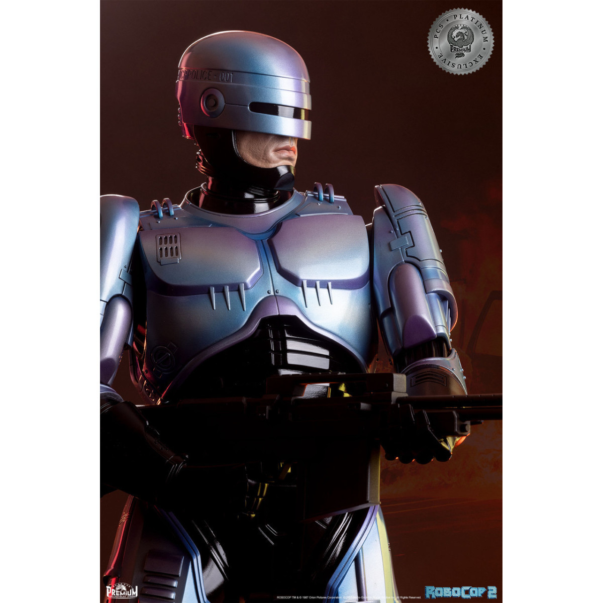 Premium Collectibles Studio PCS ROBOCOP 2 Platinum Exclusive Statue 1/3