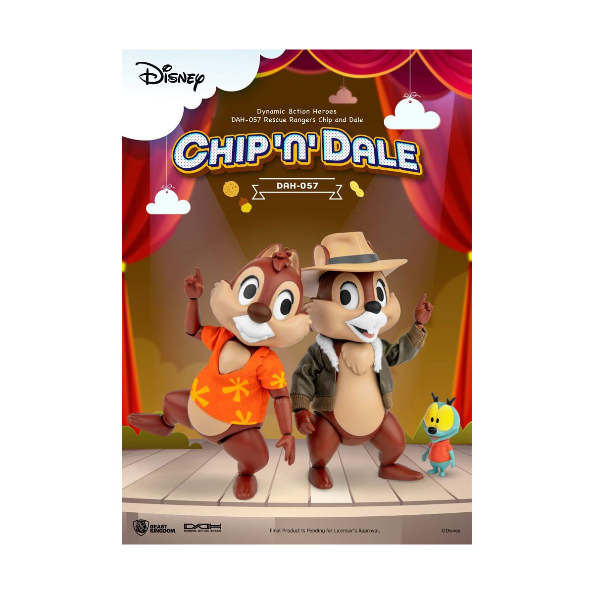 Beast Kingdom Disney - Tic et Tac, les rangers du risque - Dynamic Action Heroes 1/9 - Chip & Dale