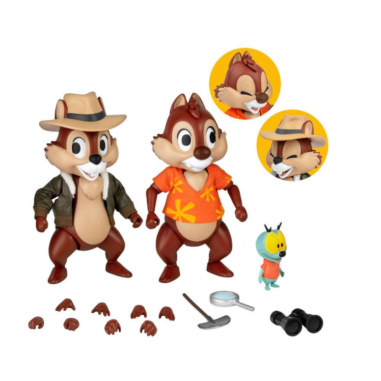 Beast Kingdom Disney - Tic et Tac, les rangers du risque - Dynamic Action Heroes 1/9 - Chip & Dale