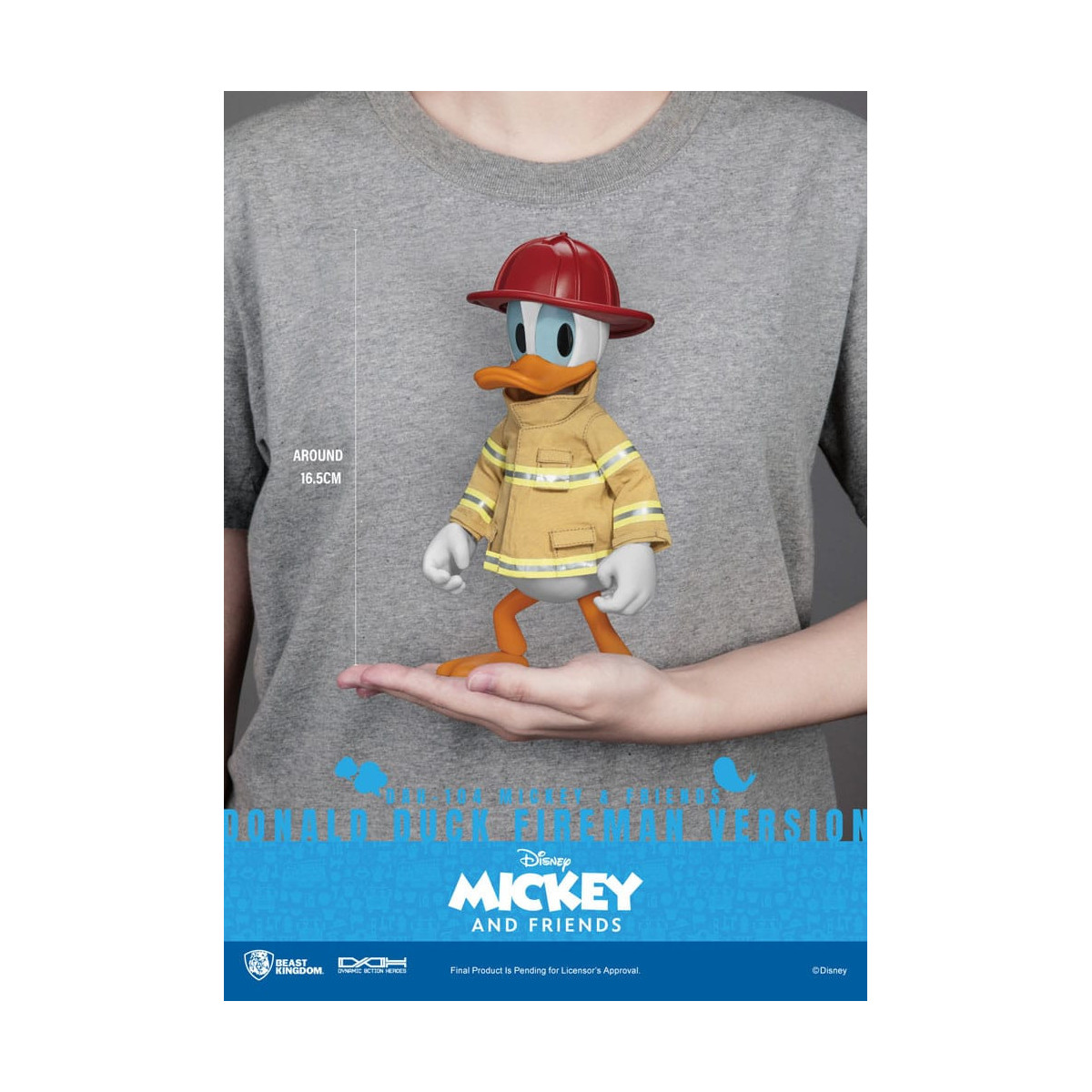 Beast Kingdom - Mickey & Friends - Donald Duck Fireman Ver. action figure Dynamic Action Heroes 1/9