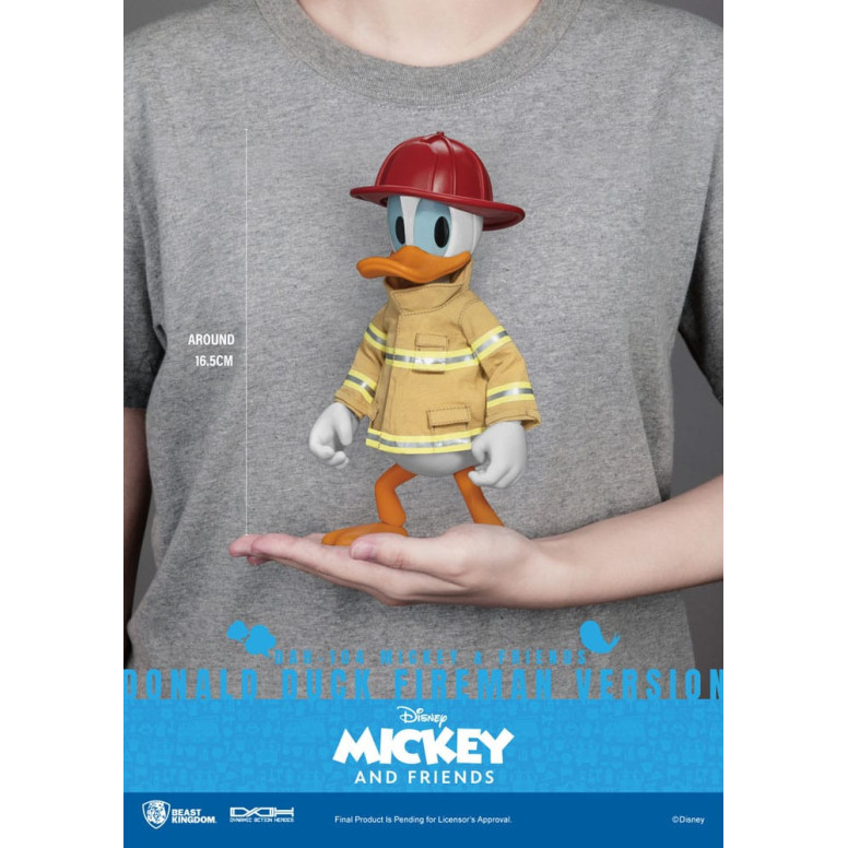 Beast Kingdom - Mickey & Friends - Donald Duck Fireman Ver. action figure Dynamic Action Heroes 1/9