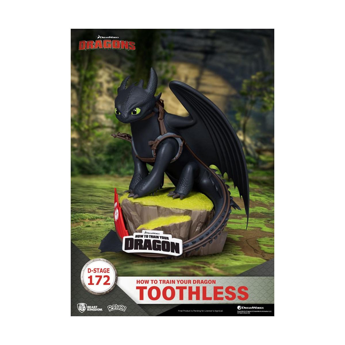 Beast Kingdom How to train your Dragon - Toothless- D-Stage