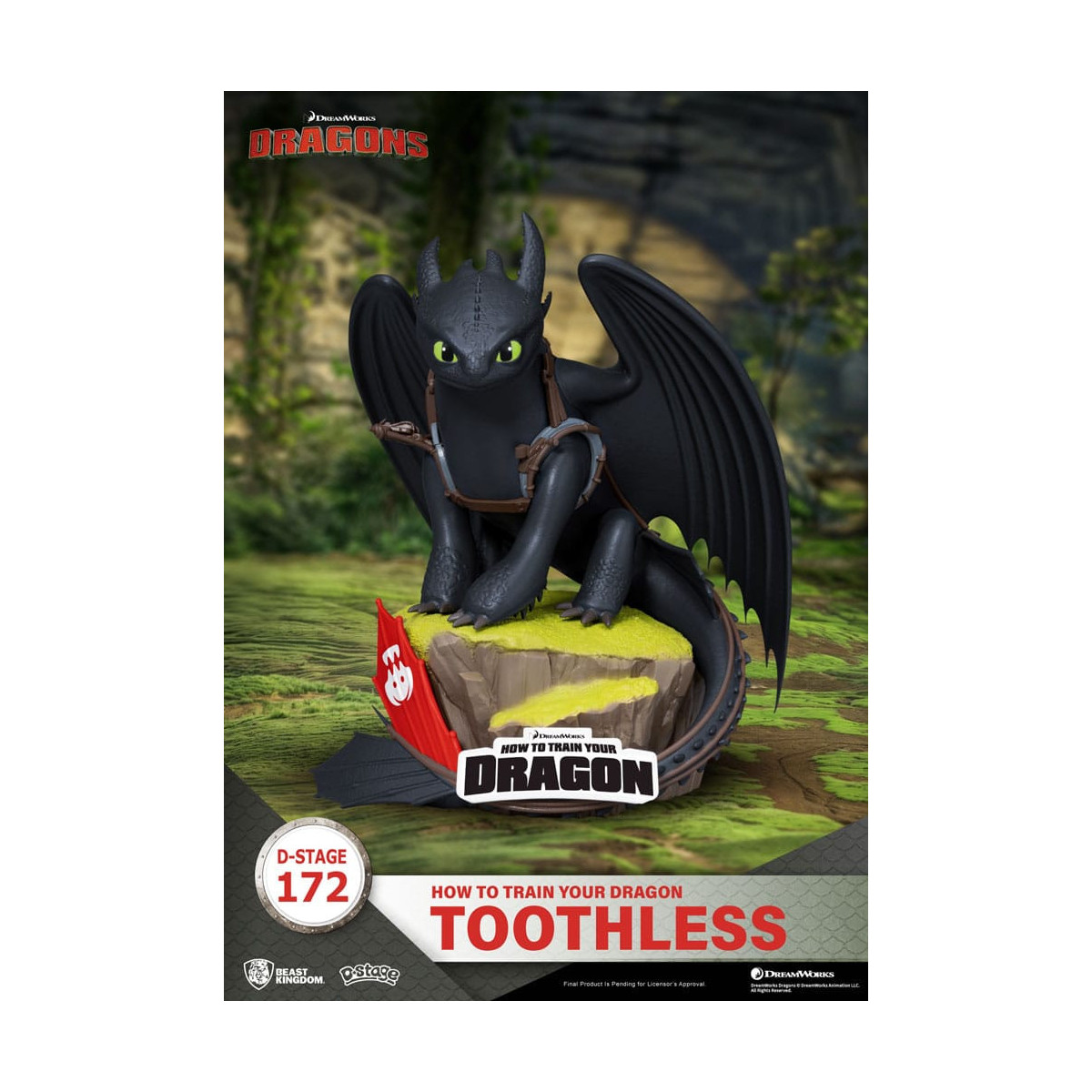 Beast Kingdom How to train your Dragon - Toothless- D-Stage