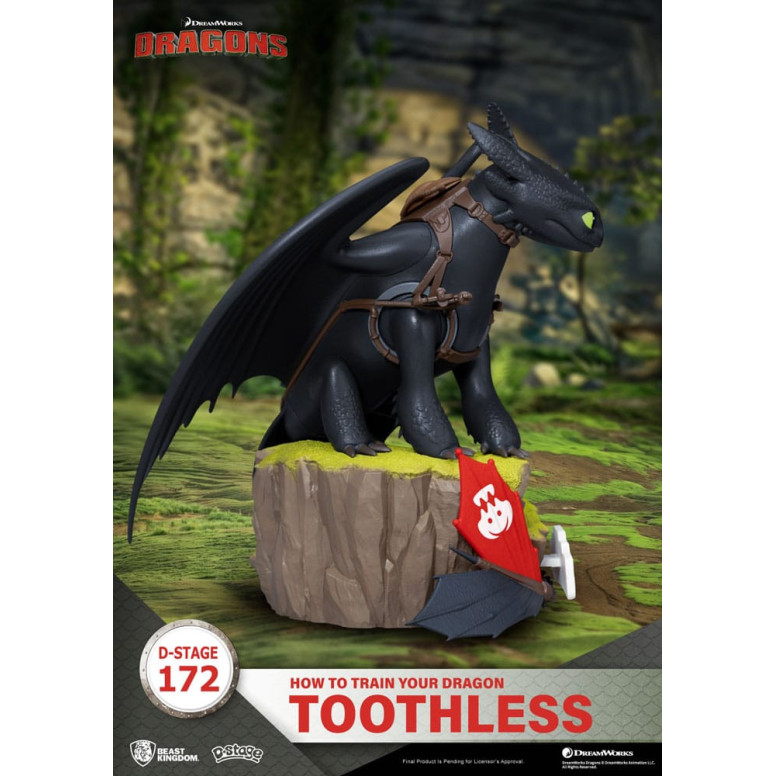 Beast Kingdom How to train your Dragon - Toothless- D-Stage